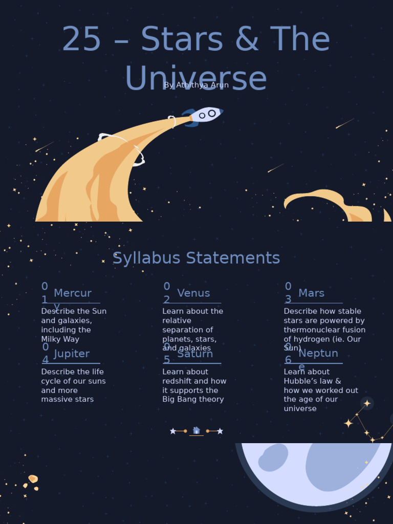 25 - Stars & The Universe | PDF | Stars | Sun