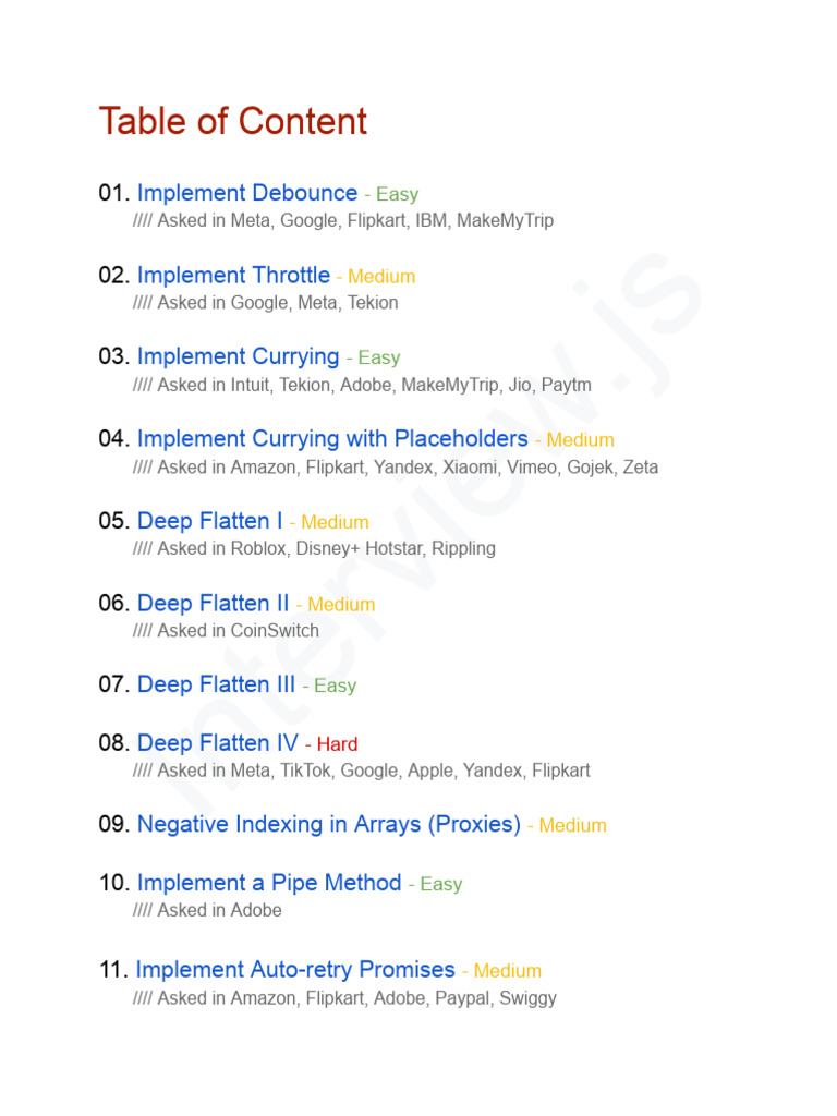 JavaScript Interview Coding Challenges | PDF | Data Type | Computer ...