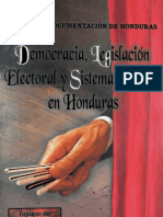 Democracia ion Electoral y Sistema Politico en Honduras