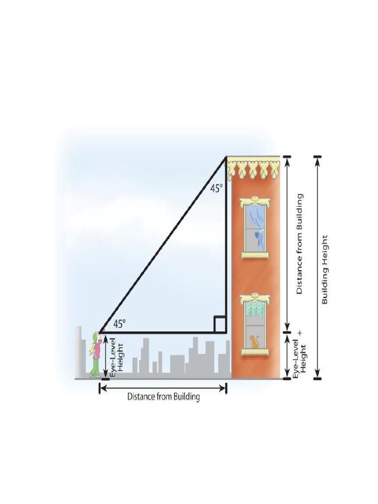 Trigonometric Leveling for Height Measurement | PDF