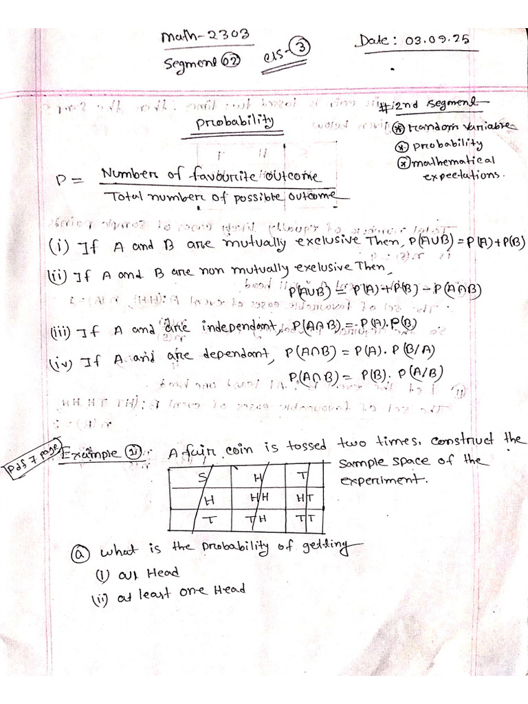 CE-243019 Math 3 (Mid Term 2nd Segment) | PDF