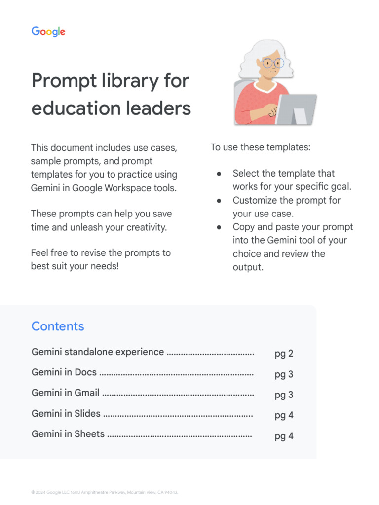 Prompt Library For Education Leaders | PDF | Reading Comprehension ...