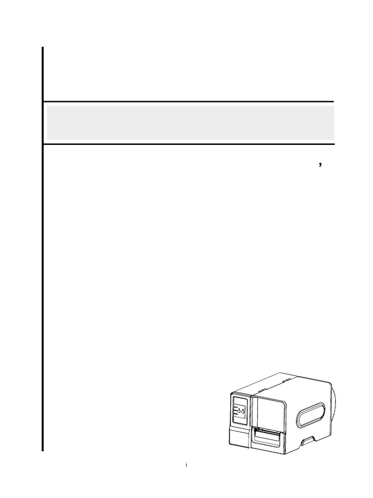 ME240/ME340 Barcode Printer Manual | PDF | Printer (Computing) | Computing