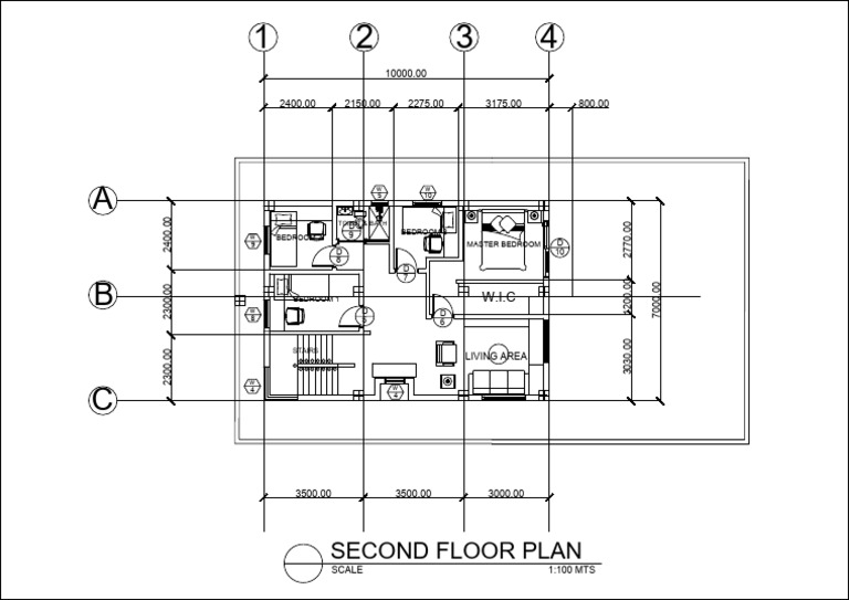 Second Floor Plan Layout Details | PDF