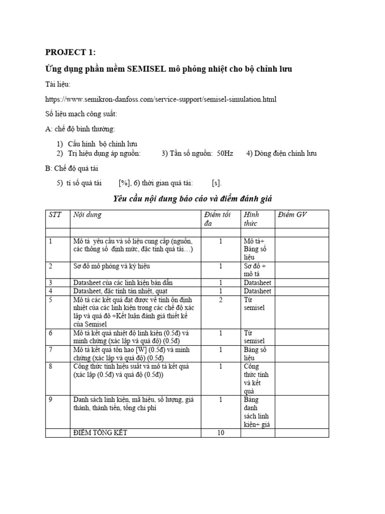 22-09-2025 Project1-Ứng Dụng Phần Mềm SEMISEL Mô Phỏng Nhiệt Cho Bộ ...