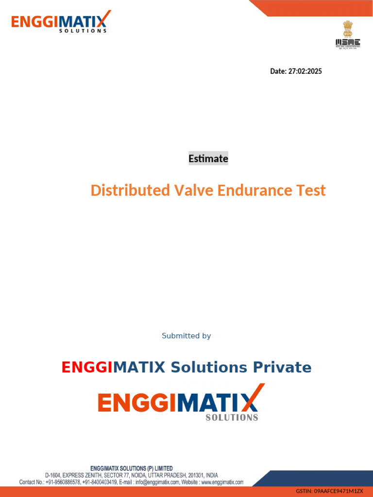 Distributed Valve Endurance Testing for Railways | PDF | Valve | Automation