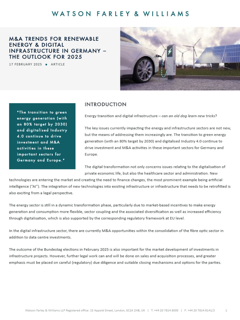M038A Trends For Renewable Energy 038 Digital Infrastructure in Germany ...