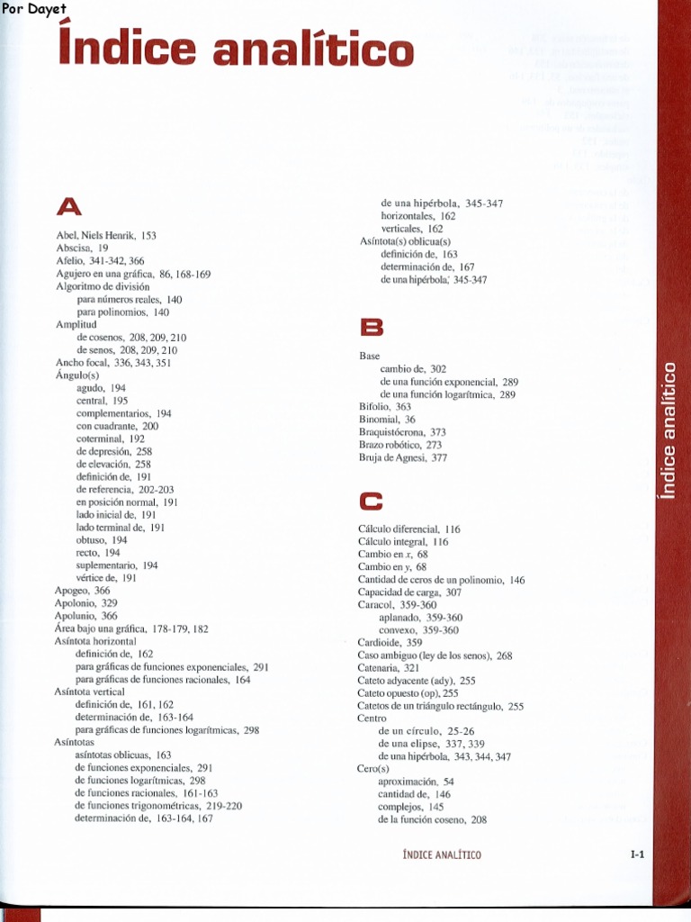 Indice Analitico PDF