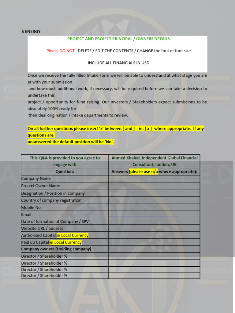 Solar Power Project Funding Proposal | PDF | Solar Power | Economies