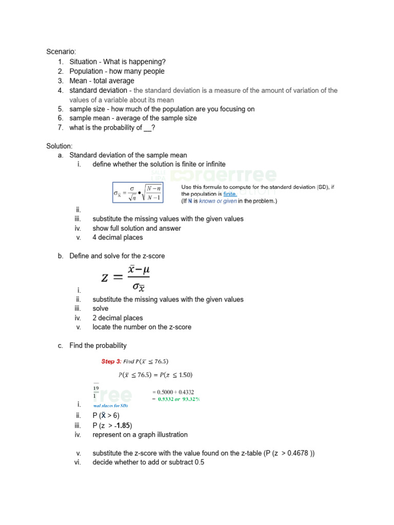 Probability and Z-Score Calculations | PDF