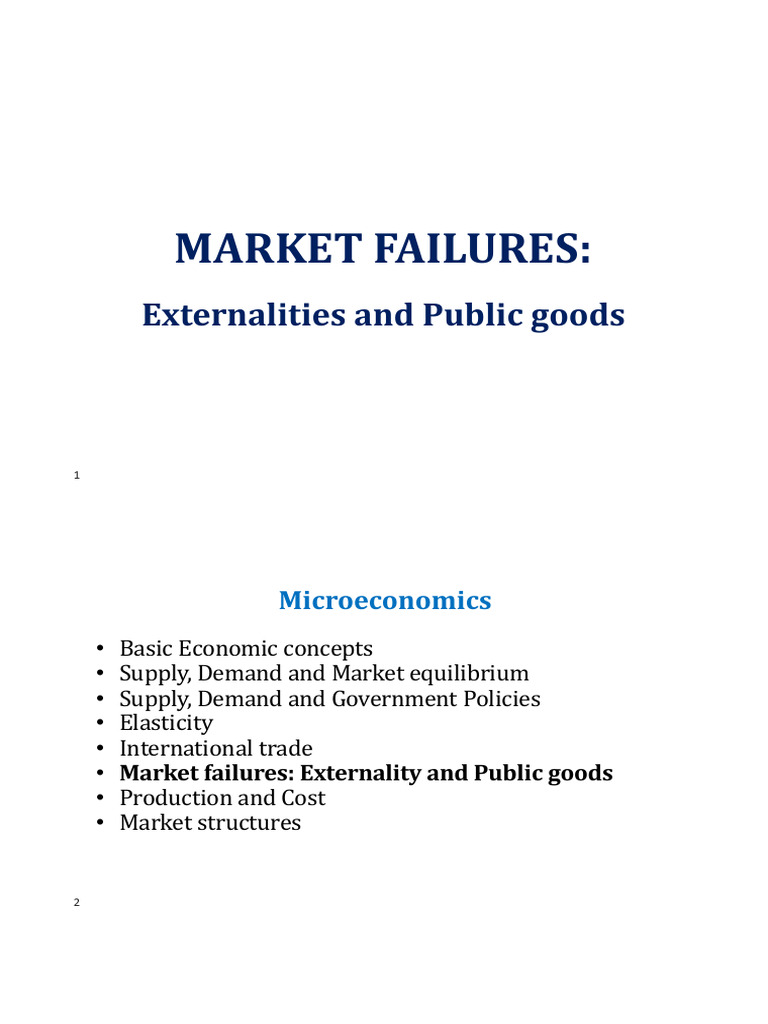Understanding Negative Externalities | PDF | Externality | Subsidy