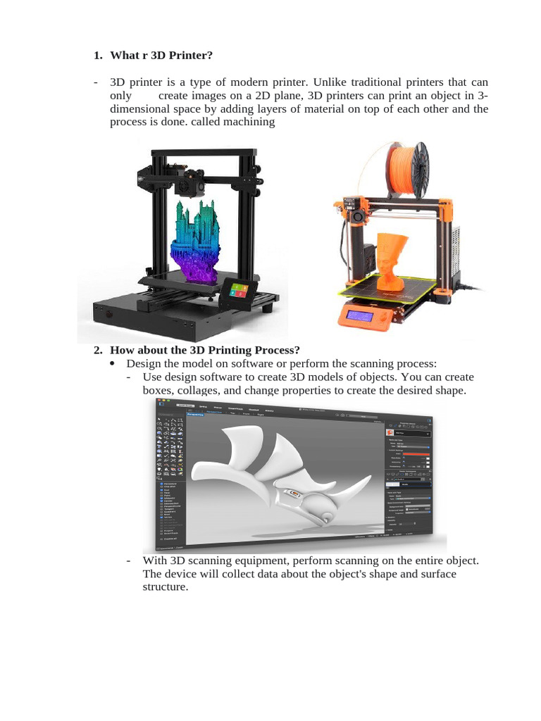 Understanding the 3D Printing Process | PDF