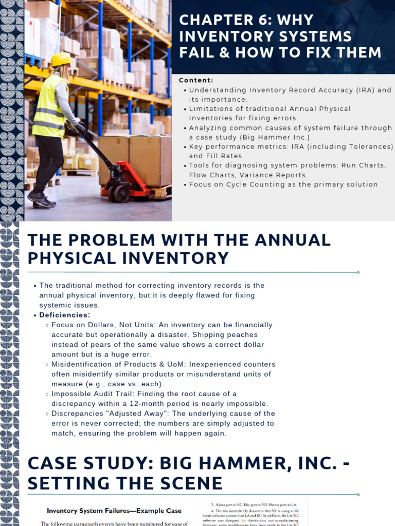Fixing Failing Inventory Systems | PDF