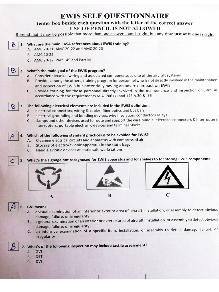 Ewis Question | PDF