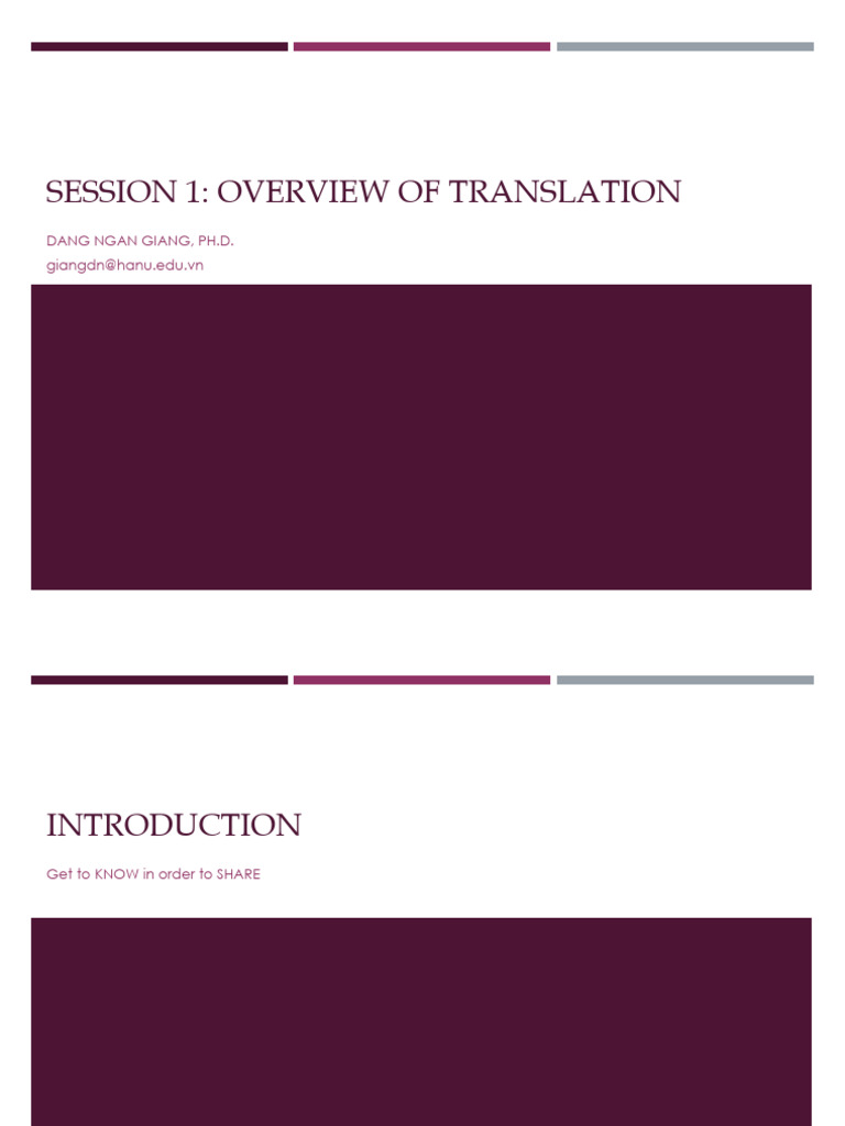 Introduction to Translation Studies | PDF | Translations | Linguistics