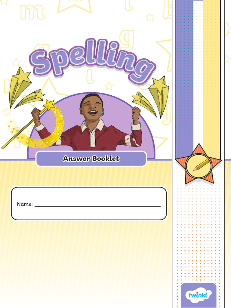 Year Two Spelling Answer Booklet | PDF