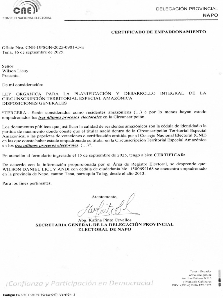 Certificado de Empadronamiento Trabajo 2025 | PDF