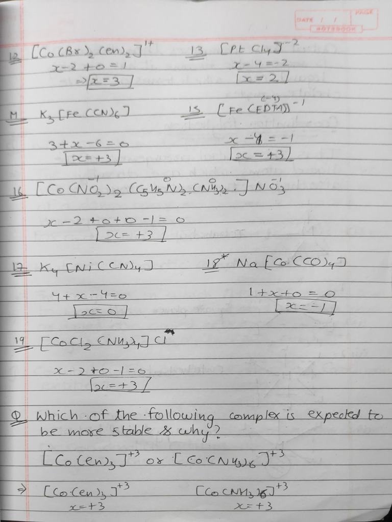 Coordination Complexes and Naming Guide | PDF | Ligand | Chemical ...