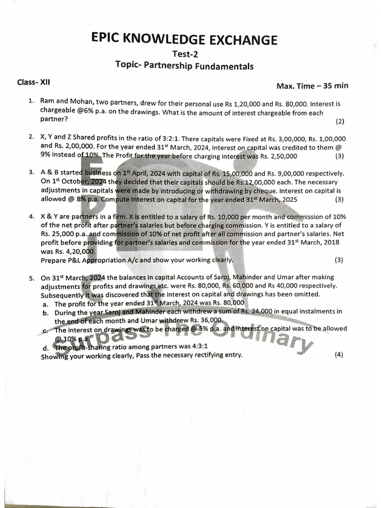 Epic Test 2 Question Paper With Solutions - 0b58acc2 23ea 4129 A6c6 ...
