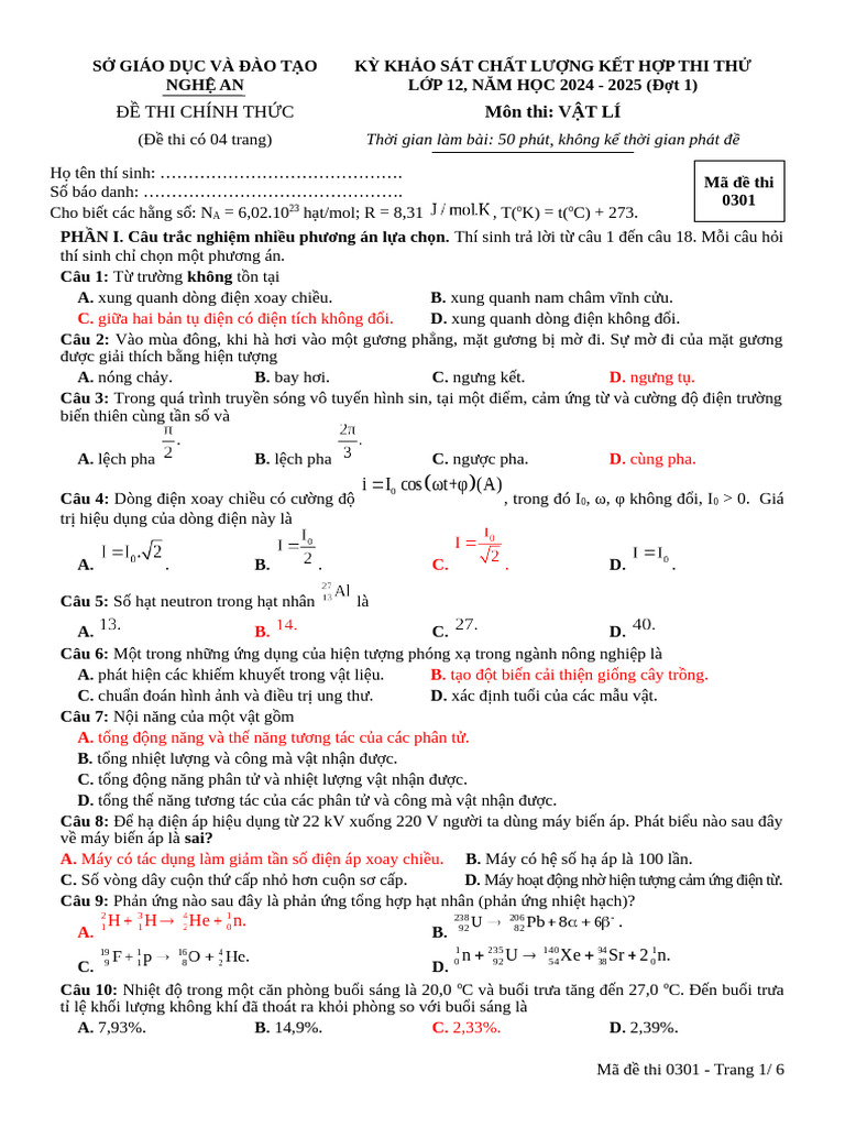 Giải Chi Tiết Made 0301 | PDF