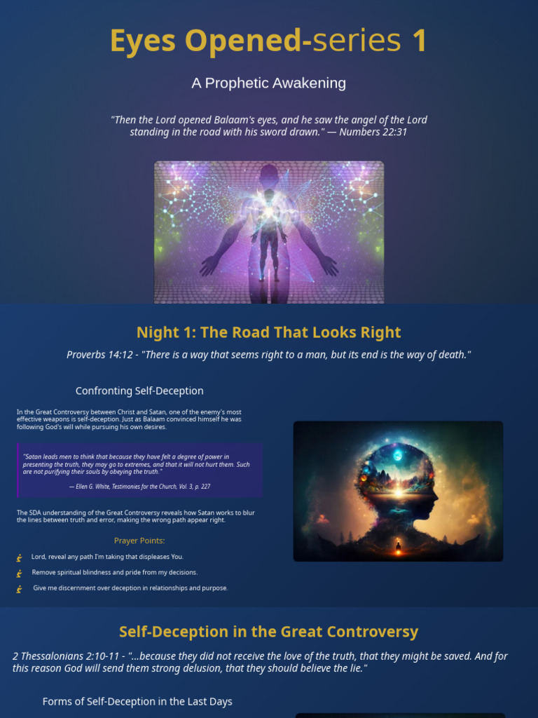 Prophetic Insights on Self-Deception | PDF | Prophecy | Jesus