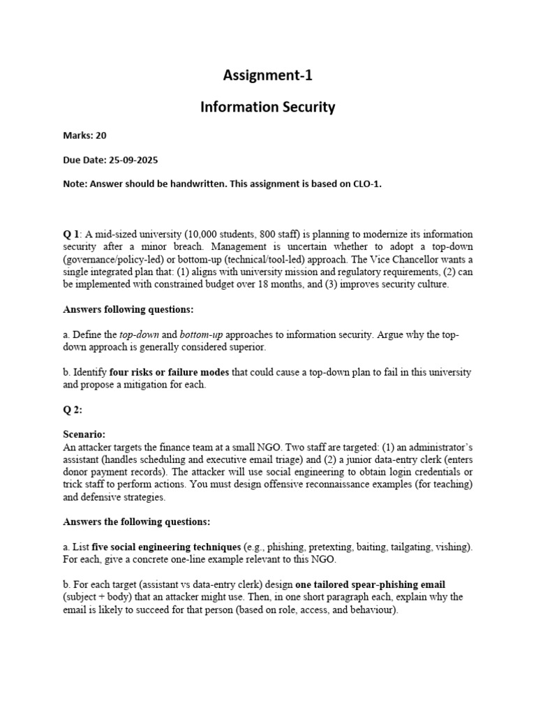 Assignment 1 - 20 9 25 | PDF