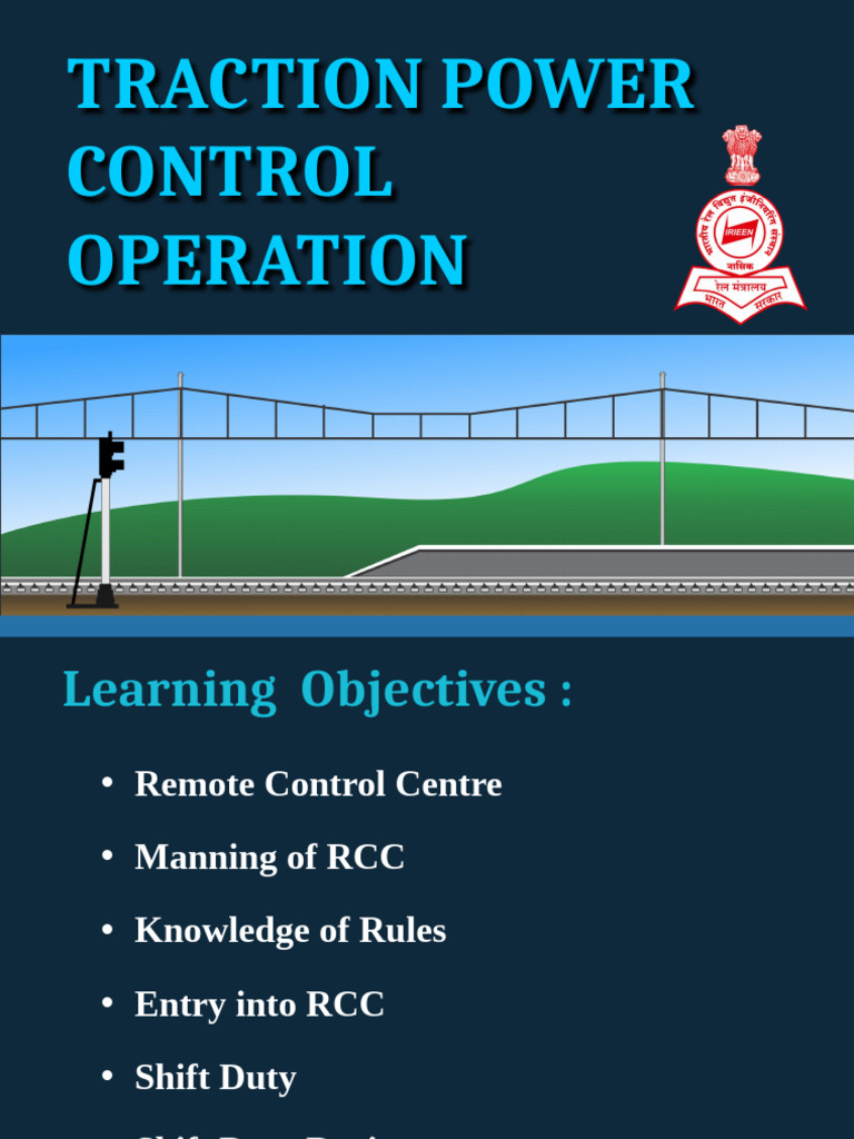 Traction Power Control Operations Guide | PDF | Electrical Grid | Rail ...