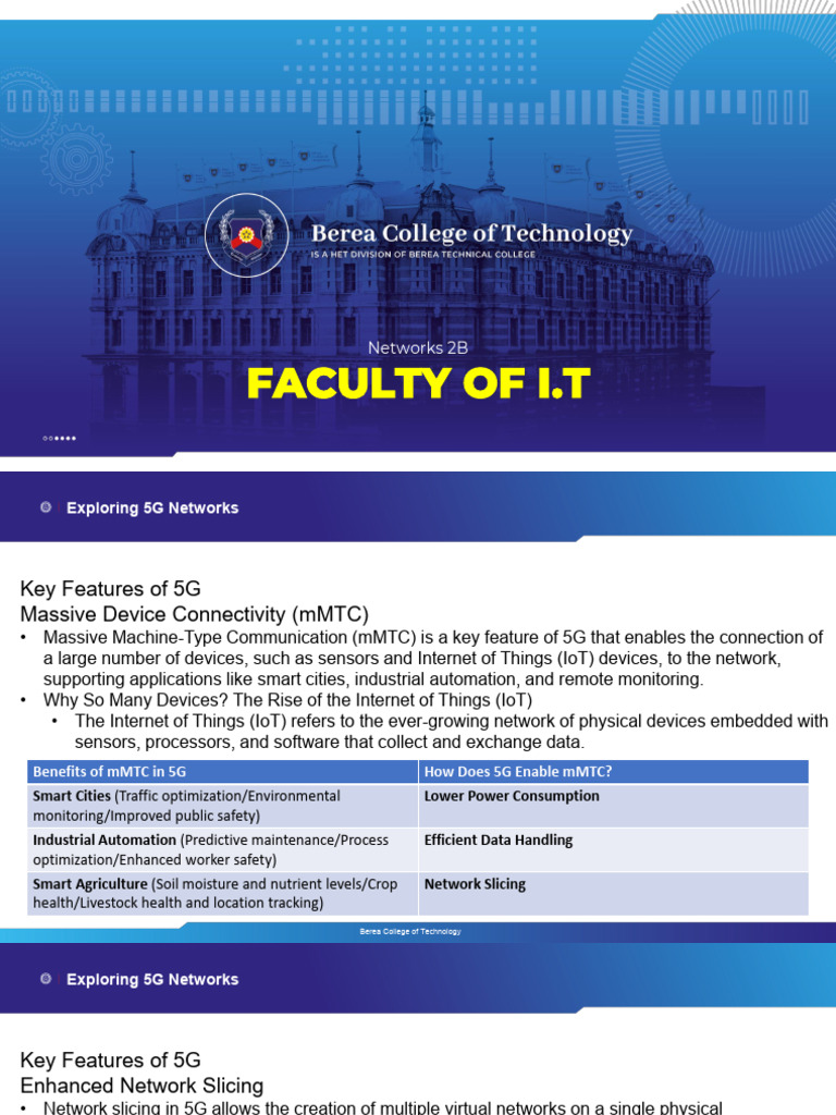 Key Features and Challenges of 5G Networks | PDF | Internet Of Things ...
