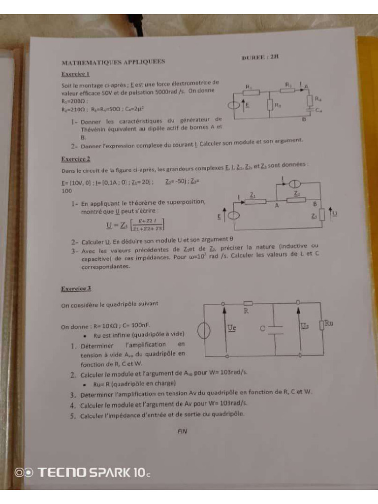 Maths Appliquées 1 PDF — free download