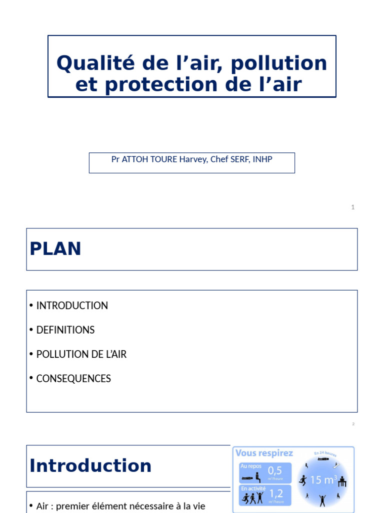 Pollution de l'air : enjeux et impacts | PDF | Pollution de l'air ...