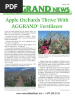 Apple Orchards Thrive With Aggrand Fertilizers