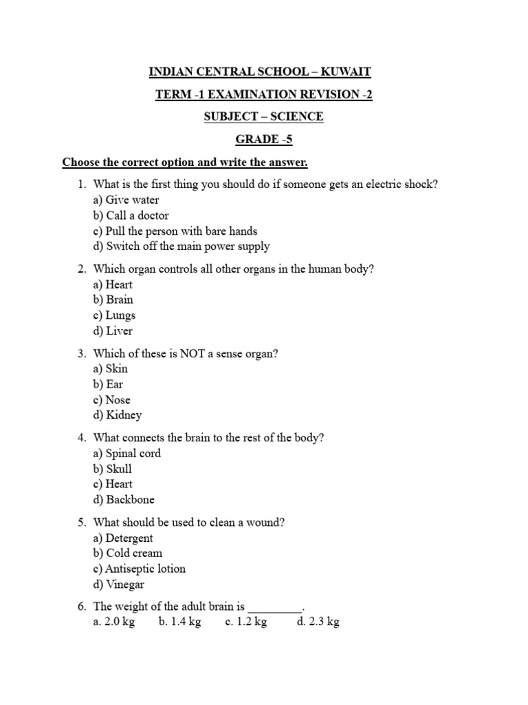 Ea4aa97741 TERM-1REV225 | PDF | Brain | First Aid