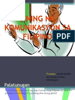 Sinig NG Komunikasyon Sa Filipino