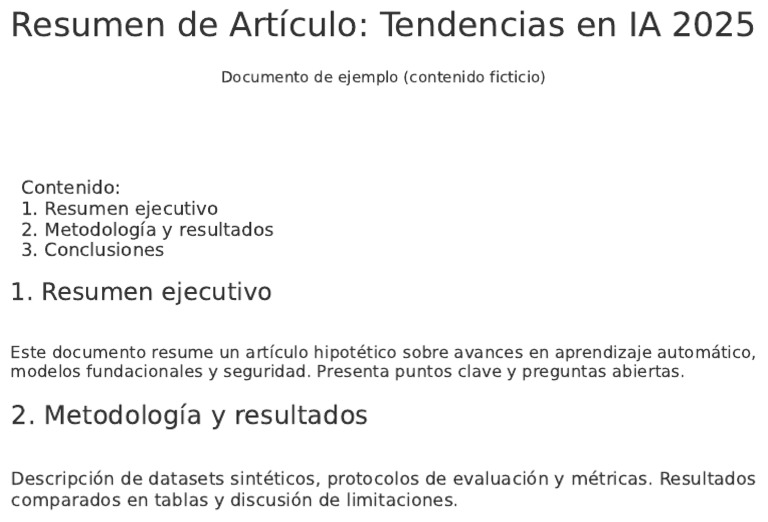 Tendencias en IA para 2025 | PDF