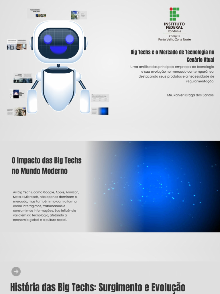 Big Techs - Conheça Como Funcionam, o Que São e o Que Fazem | PDF