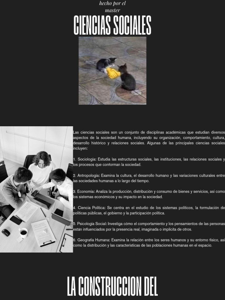 Construcción del Conocimiento en Ciencias Sociales | PDF | Sociedad ...