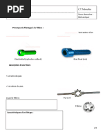 Dessin Technique : Filetage et Taraudage | PDF | Vis de fixation | Outils