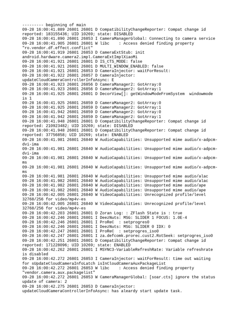 Log Cat 1759050041640 | PDF | Software | Computing