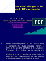 Current Issues and Challenges in the Development of IP Monographs