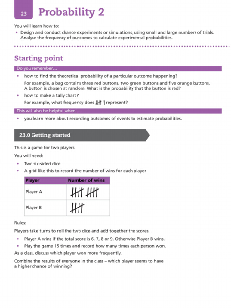 Probability 2 Notes - Nextgen | PDF