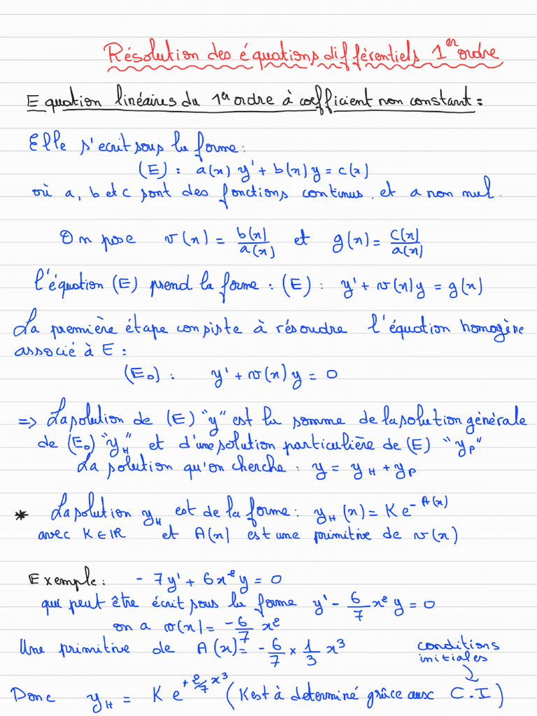 Equa Diff Resolution | PDF