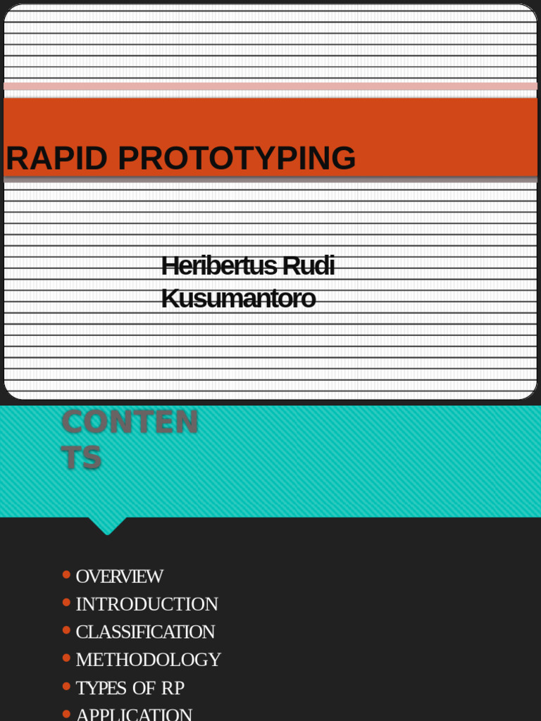 Rapid Prototyping Overview and Techniques | PDF | 3 D Printing ...