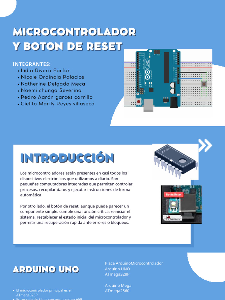 Microcontrolador y Boton de Reset | PDF | Microcontrolador | Arduino