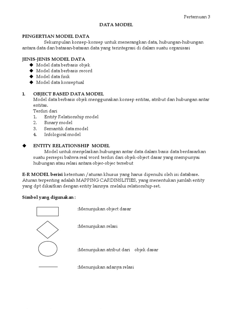 Model Data | PDF