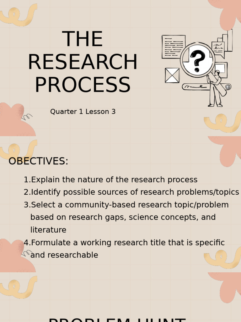 The Nature of The Research Process: SPS Research 2 | PDF | Cognition ...