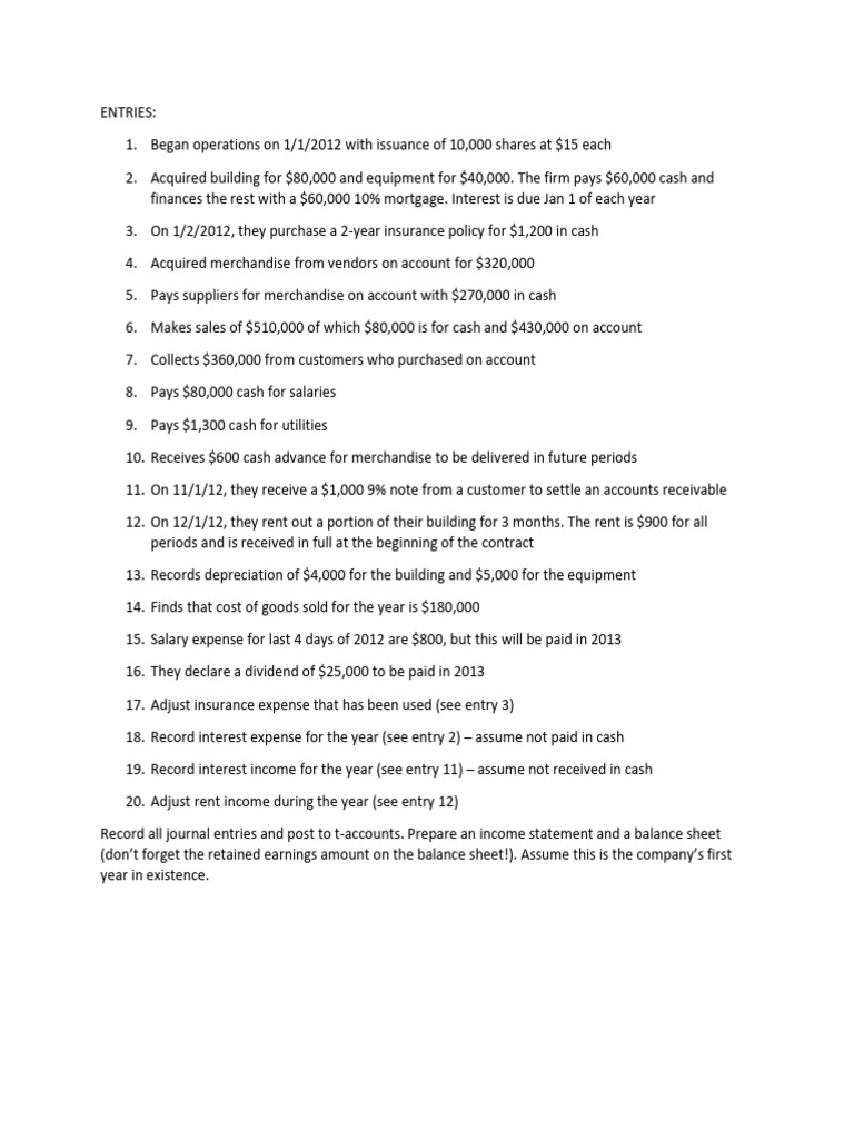 First-Year Financial Records and Statements | PDF