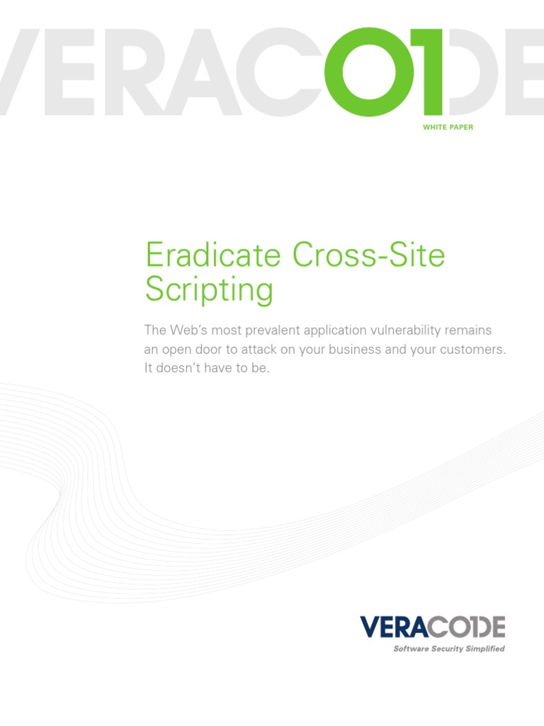 Veracode Whitepaper Eradicate Xss | PDF | Computer Security Exploits ...