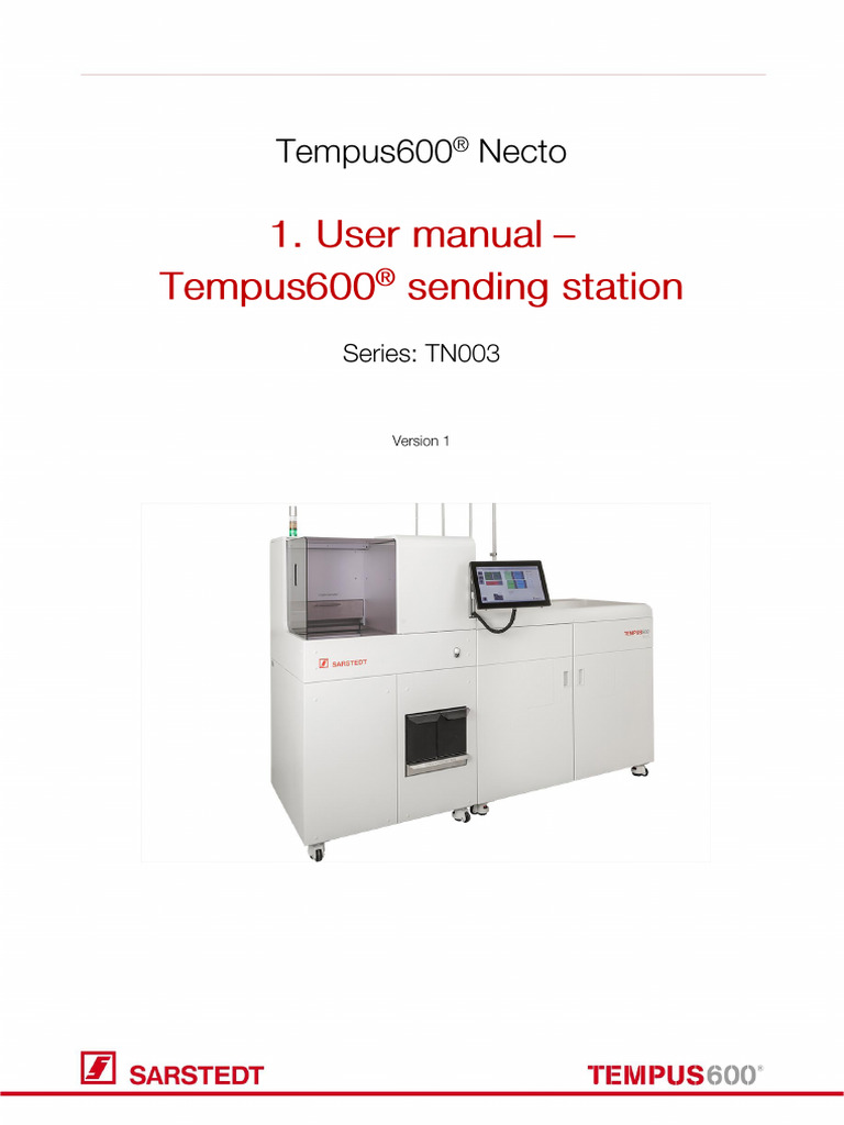 Tempus600®Necto User Manual | PDF
