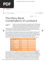 Landsat Band Combinations Overview | PDF | Optics | Electromagnetic ...