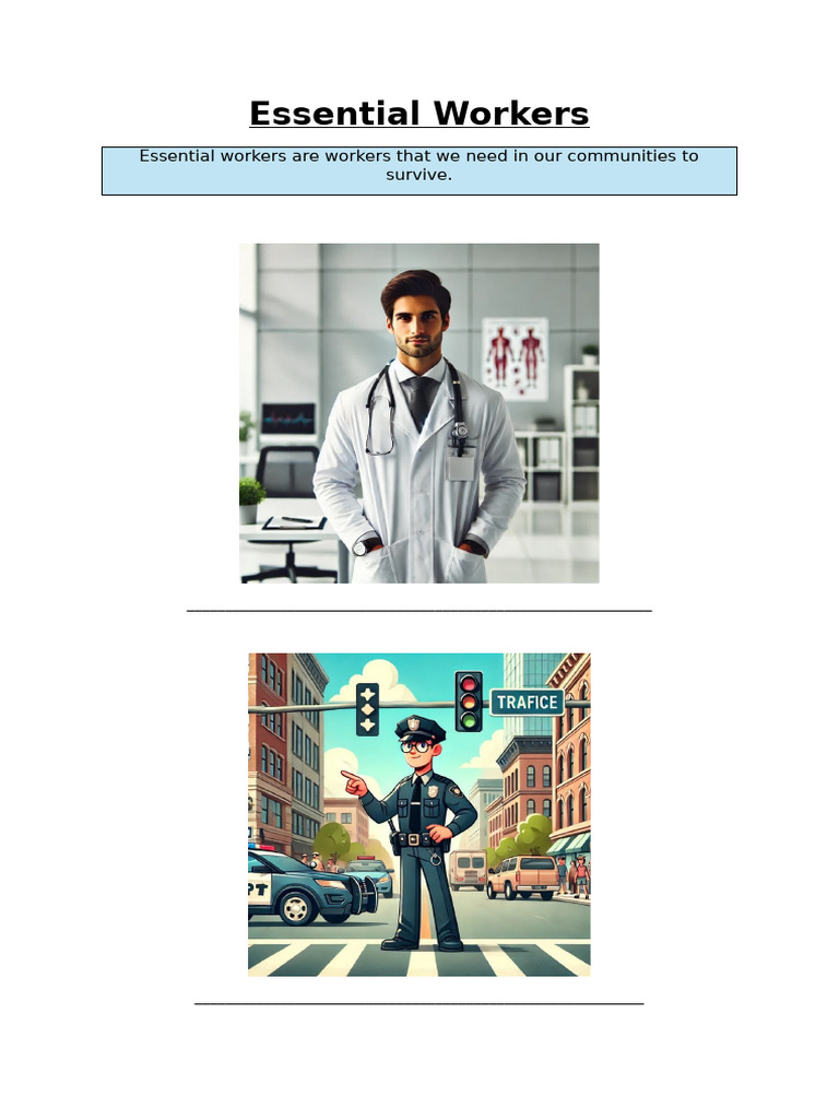 Essential vs Non-Essential Workers | PDF